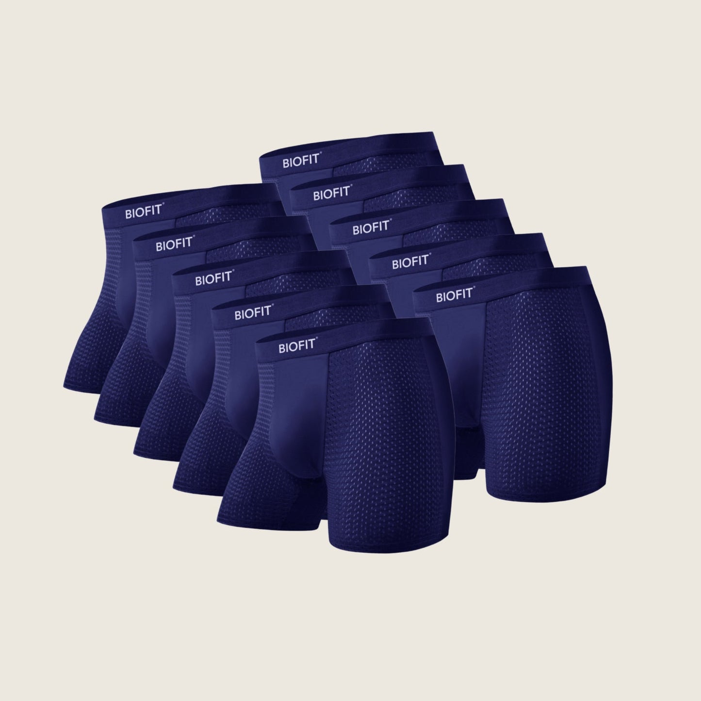 BIOFIT® Bamboo Boxers 5-Pack Blue | + 5 FREE