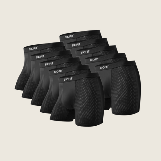BIOFIT® Bamboo Boxers 2.0 Black | 5 Pack + 5 FREE