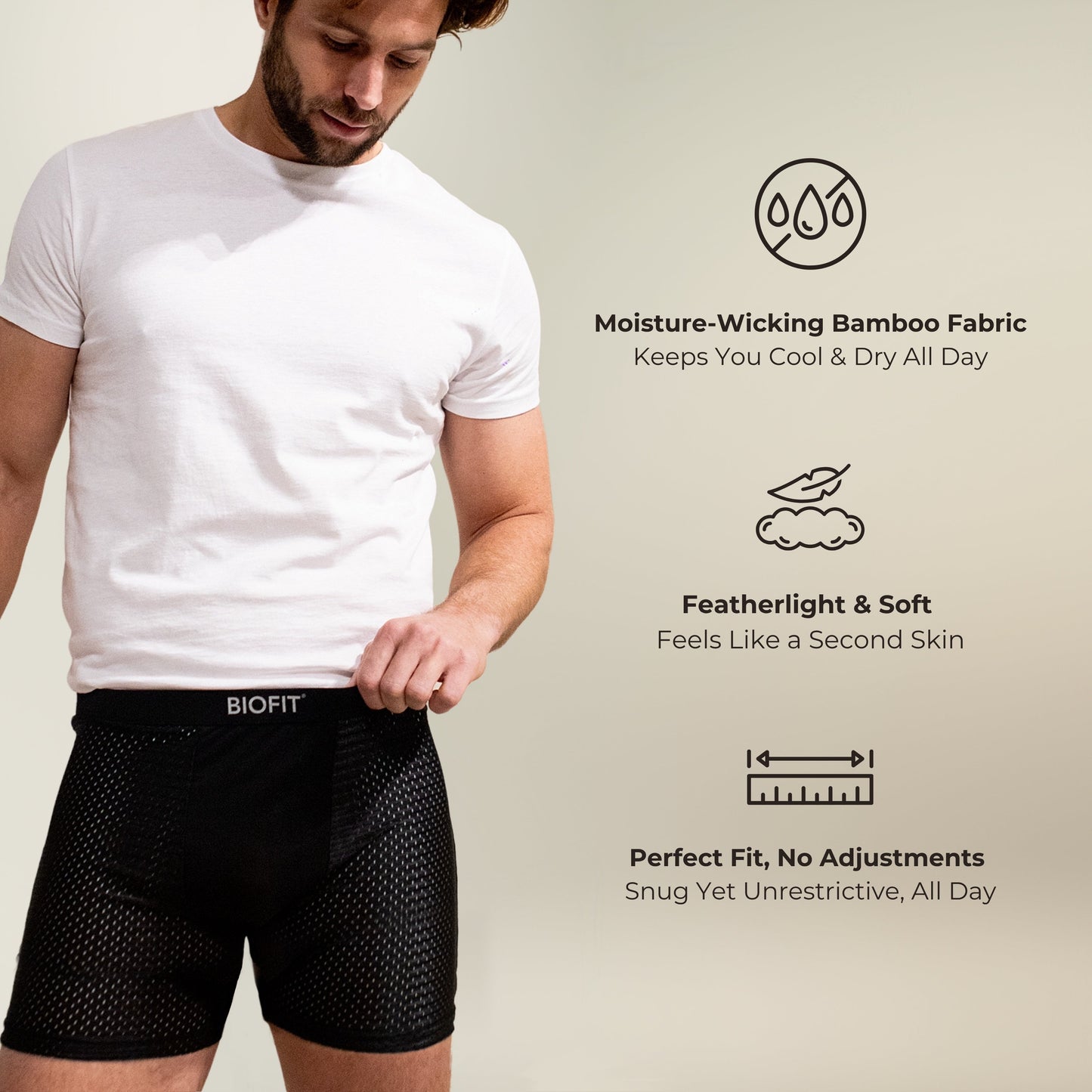 BIOFIT® Bamboo Boxers 2.0 Multicolor | 5 Pack + 5 FREE